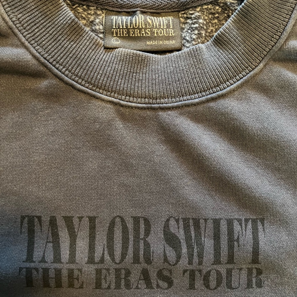 Taylor Swift The Eras Tour Gray Sweater